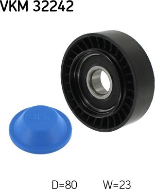 SKF VKM 32242 - Направляющий ролик, поликлиновый ремень parts5.com