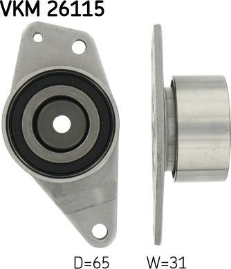 SKF VKM 26115 - Направляющий ролик, зубчатый ремень parts5.com