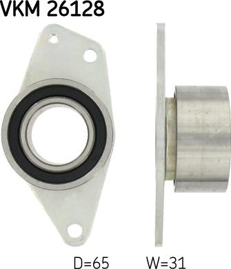 SKF VKM 26128 - Направляющий ролик, зубчатый ремень parts5.com