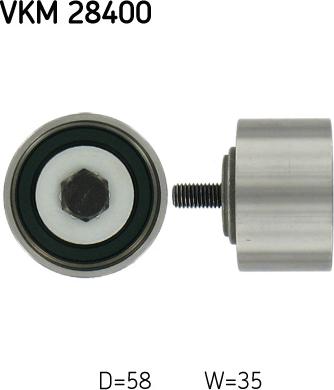 SKF VKM 28400 - Направляющий ролик, зубчатый ремень parts5.com