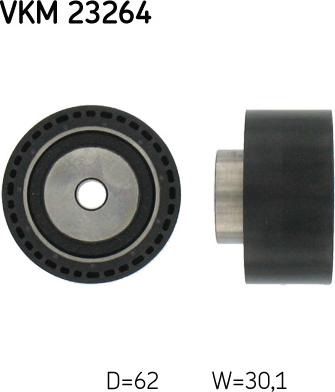 SKF VKM 23264 - Deflection / Guide Pulley, timing belt parts5.com