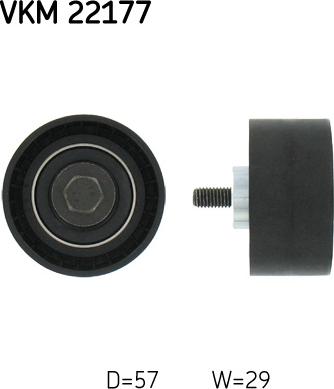 SKF VKM 22177 - Deflection / Guide Pulley, timing belt parts5.com