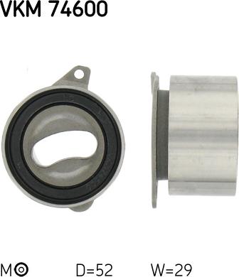 SKF VKM 74600 - Натяжной ролик, ремень ГРМ parts5.com