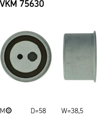 SKF VKM 75630 - Натяжной ролик, ремень ГРМ parts5.com