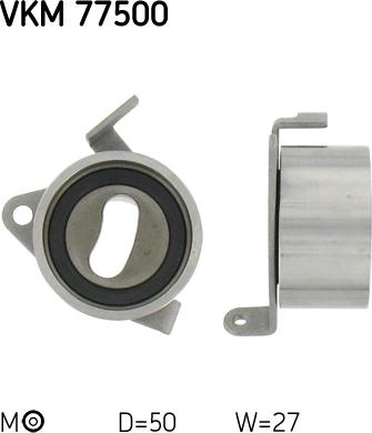 SKF VKM 77500 - Натяжной ролик, ремень ГРМ parts5.com