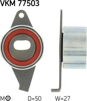 SKF VKM 77503 - Натяжной ролик, ремень ГРМ parts5.com