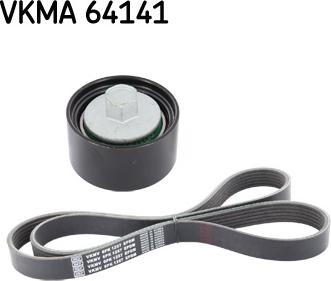 SKF VKMA 64141 - Поликлиновый ременный комплект parts5.com