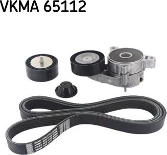 SKF VKMA 65112 - Поликлиновый ременный комплект parts5.com