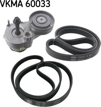 SKF VKMA 60033 - Поликлиновый ременный комплект parts5.com