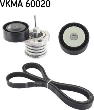 SKF VKMA 60020 - Поликлиновый ременный комплект parts5.com