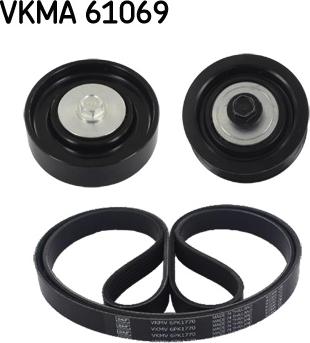 SKF VKMA 61069 - Поликлиновый ременный комплект parts5.com