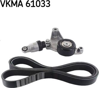 SKF VKMA 61033 - Поликлиновый ременный комплект parts5.com