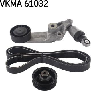 SKF VKMA 61032 - Поликлиновый ременный комплект parts5.com