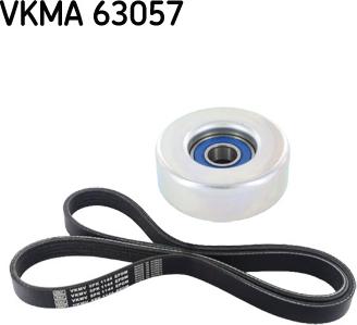 SKF VKMA 63057 - Поликлиновый ременный комплект parts5.com