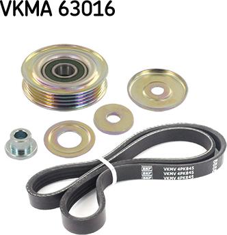 SKF VKMA 63016 - Поликлиновый ременный комплект parts5.com