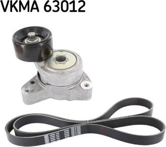 SKF VKMA 63012 - Поликлиновый ременный комплект parts5.com