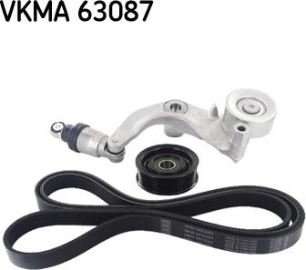 SKF VKMA 63087 - Поликлиновый ременный комплект parts5.com