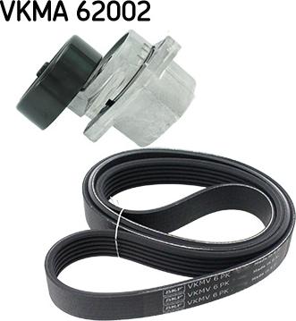 SKF VKMA 62002 - Поликлиновый ременный комплект parts5.com