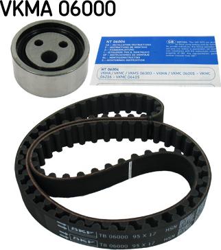 SKF VKMA 06000 - Комплект ремня ГРМ parts5.com