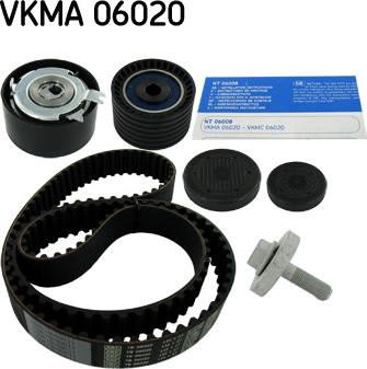 SKF VKMA 06020 - Комплект ремня ГРМ parts5.com