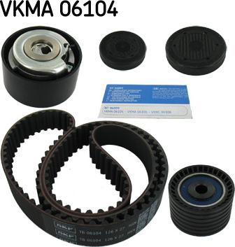 SKF VKMA 06104 - Комплект ремня ГРМ parts5.com