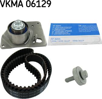 SKF VKMA 06129 - Комплект ремня ГРМ parts5.com