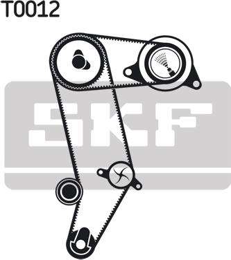 SKF VKMA 01040 - Комплект ремня ГРМ parts5.com