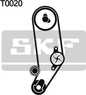 SKF VKMC 01031 - Water Pump & Timing Belt Set parts5.com