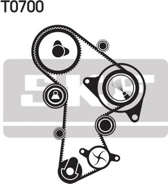 SKF VKMC 01148-2 - Водяной насос + комплект зубчатого ремня parts5.com