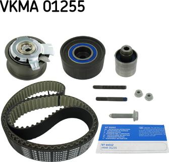 SKF VKMA 01255 - Комплект ремня ГРМ parts5.com