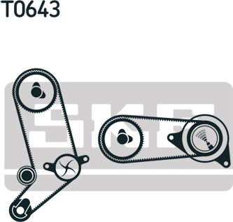 SKF VKMA 01266 - Комплект ремня ГРМ parts5.com