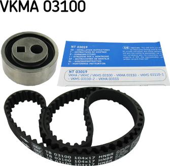 SKF VKMA 03100 - Timing Belt Set parts5.com