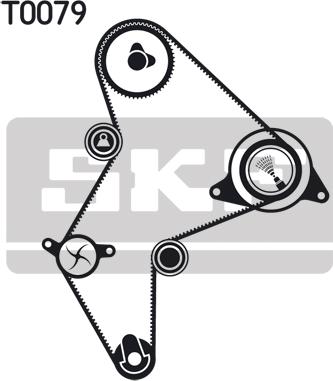 SKF VKMC 03251 - Водяной насос + комплект зубчатого ремня parts5.com