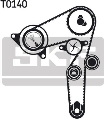 SKF VKMC 02179 - Water Pump & Timing Belt Set parts5.com