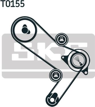 SKF VKMA 02386 - Timing Belt Set parts5.com