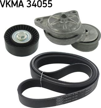 SKF VKMA 34055 - Поликлиновый ременный комплект parts5.com