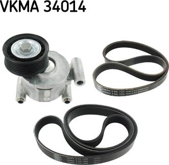 SKF VKMA 34014 - Поликлиновый ременный комплект parts5.com