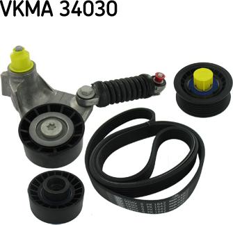 SKF VKMA 34030 - Поликлиновый ременный комплект parts5.com