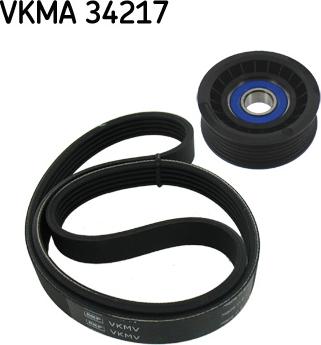 SKF VKMA 34217 - Поликлиновый ременный комплект parts5.com