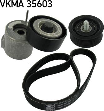 SKF VKMA 35603 - V-Ribbed Belt Set parts5.com