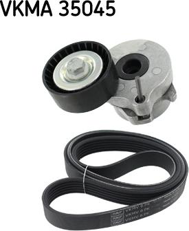 SKF VKMA 35045 - Поликлиновый ременный комплект parts5.com