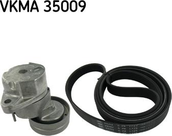 SKF VKMA 35009 - V-Ribbed Belt Set parts5.com