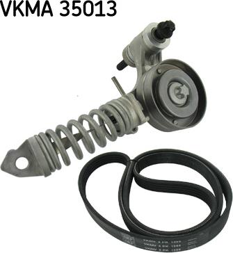 SKF VKMA 35013 - Juego de correas trapeciales poli V parts5.com