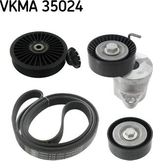 SKF VKMA 35024 - Поликлиновый ременный комплект parts5.com