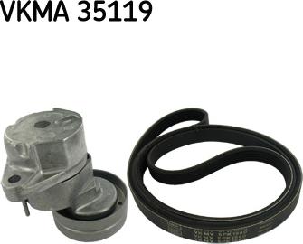 SKF VKMA 35119 - Поликлиновый ременный комплект parts5.com