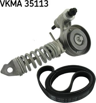 SKF VKMA 35113 - V-Ribbed Belt Set parts5.com