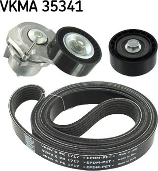 SKF VKMA 35341 - V-Ribbed Belt Set parts5.com