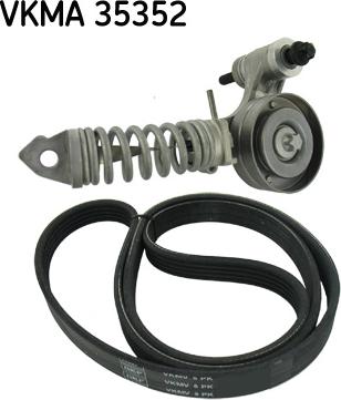 SKF VKMA 35352 - Поликлиновый ременный комплект parts5.com