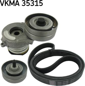 SKF VKMA 35315 - Juego de correas trapeciales poli V parts5.com