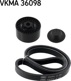 SKF VKMA 36098 - Поликлиновый ременный комплект parts5.com